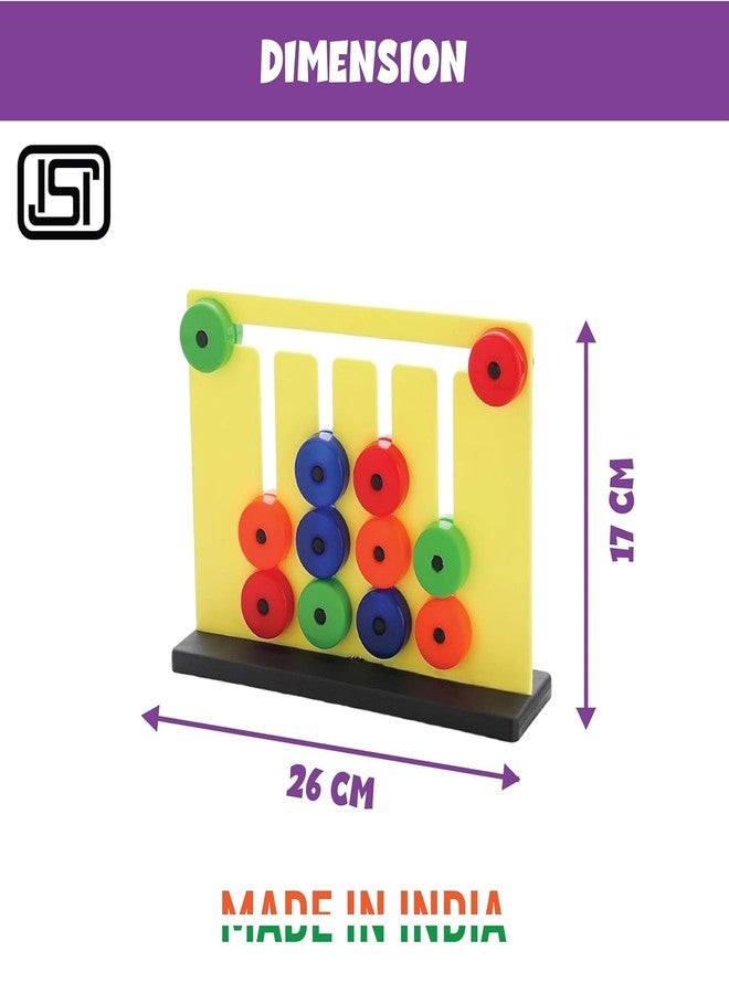 تيك تافاكال لعبة ألغاز مونتيسوري للأطفال من تيك تاڤاكال | ألعاب تعليمية لمطابقة الألوان والأنماط للأطفال من 4 إلى 8 سنوات | هدية عيد ميلاد مناسبة للجنسين | لعبة تعليمية لمرحلة ما قبل المدرسة - Image 2